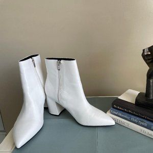 White Ankle Boots